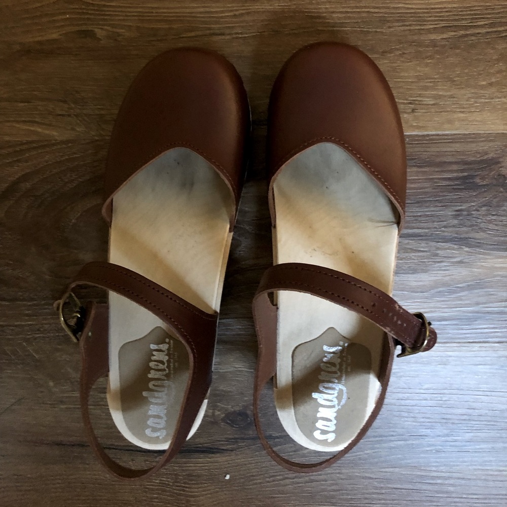 sandgrens cognac saragasso clogs EU40 - Picture 2 of 4